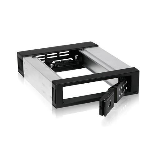 iStarUSA 5.25" to 1 x 3.5" Trayless SATA SAS Hot-Swap Cage Black