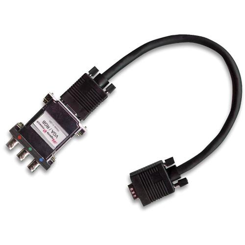Magenta 15-Pin Female VGA to RGB Passive Video Converter