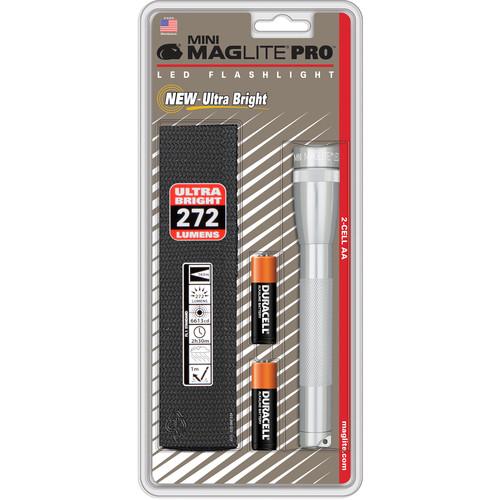 Maglite Mini Maglite Pro 2AA LED Flashlight with Holster