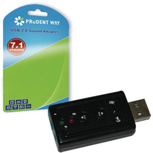Prudent Way PWI-USB-A71 USB Virtual 7.1 Sound Adapter, Prudent, Way, PWI-USB-A71, USB, Virtual, 7.1, Sound, Adapter