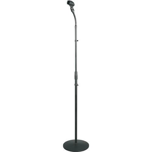 Pyle Pro Universal Compact Base Microphone Stand with Adjustable & Pivotable Gooseneck