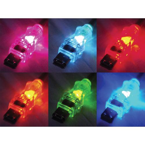 QVS FireWire i.Link 6-Pin Translucent Cable with Multi-Color LEDs