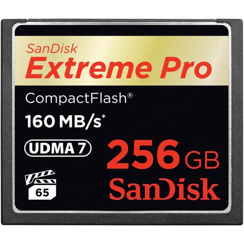 SanDisk 256GB Extreme Pro CompactFlash Memory Card