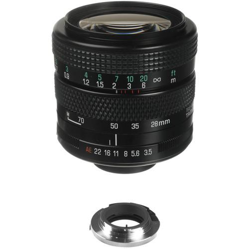Tamron 28-70mm f 3.5-4.5 Adaptall Lens with Rollei SL35 Adapter Kit