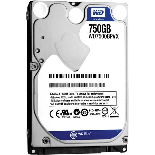 WD 750GB Blue 5400 rpm 2.5" SATA III Internal Mobile Drive
