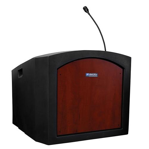 AmpliVox Sound Systems Pinnacle Tabletop Lectern with Mic