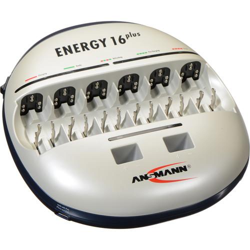 Ansmann ENERGY 16 PLUS Charger for NiMH or NiCd Batteries