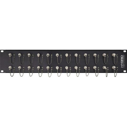 Camplex 24-Port Simplex ST Multi-Mode Fiber Feedthrough Rackmount Panel