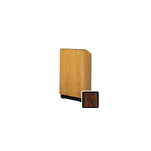 Da-Lite Lexington 25" Floor Lectern with Electric Height Adjustment and Gooseneck Microphone