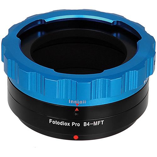 FotodioX Adapter for 2 3" B4 Lens to Micro Four Thirds Camera