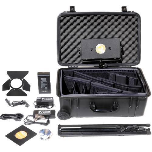 Frezzi Skylight Single AC DC Kit with Anton Bauer Battery Plate