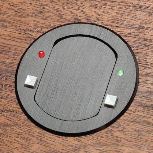 FSR T3-MJ 2BM Table Microphone Mount Box with 2 Buttons & 2 LEDs