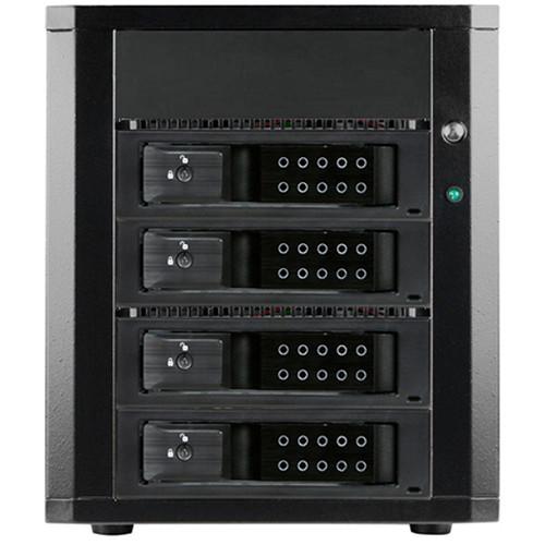 iStarUSA 4 x 3.5" Bay SAS SATA 6.0 Gb s MiniSAS Trayless Hot-Swap Enclosure