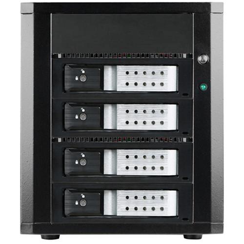 iStarUSA 4 x 3.5" Bay SAS SATA 6.0 Gb s MiniSAS Trayless Hot-Swap Enclosure