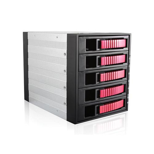 iStarUSA BPU-350SATA 3 x 5.25" to 5 x 3.5" Bay SAS SATA 6.0 Gb s Hot-Swap Cage