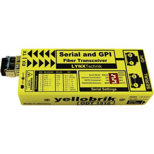 Lynx Technik AG yellobrik O DT 1510 Singlemode Serial & GPI Fiber Transceiver
