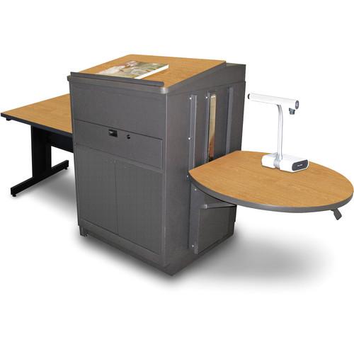 Marvel Vizion Rectangular Table with Media Center and Lectern