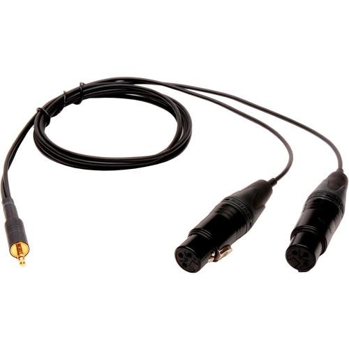 Microphone Madness Dual XLR Female to 1 8" Stereo Male Mini-Plug Adapter Cable
