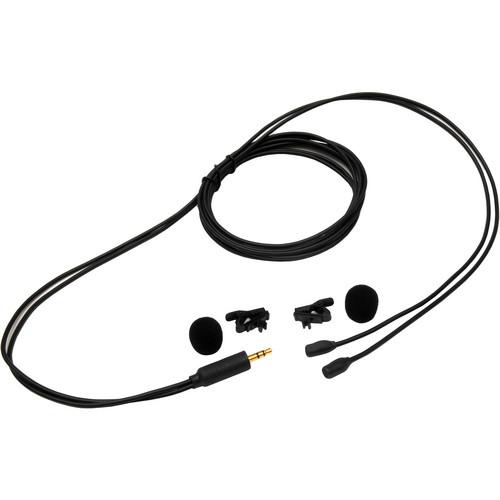 Microphone Madness MM-BSM-6 Micro Binaural Stereo Microphones with Shure Holding Clips