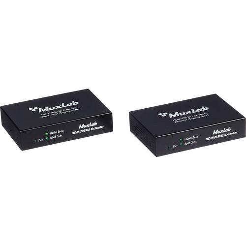 MuxLab HDMI RS232 Extender Kit with PoE