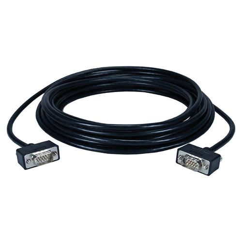 QVS HD15 Male to HD15 Male Cable with Panel-Mountable Connectors
