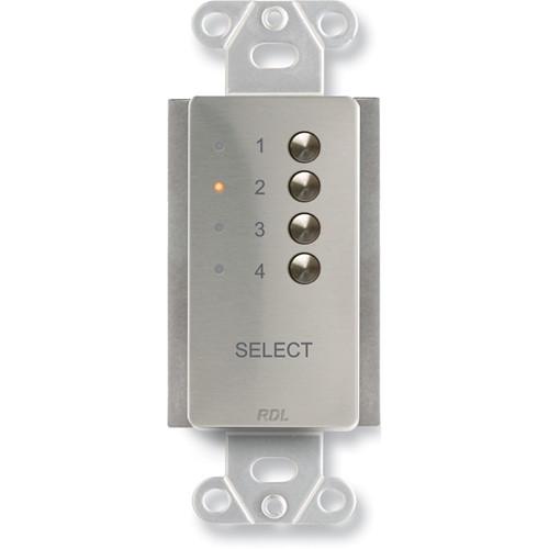 RDL DB-RC4ST 4-Channel Remote Control for ST-SX4 4x1 Audio Switcher