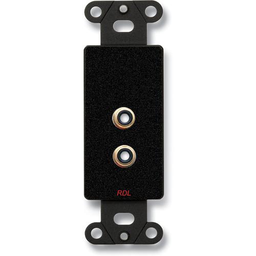 RDL Dual RCA Jack Wall Plate