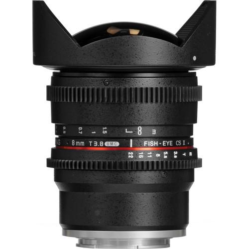 Samyang 8mm T3.8 UMC Fish-Eye CS II Lens