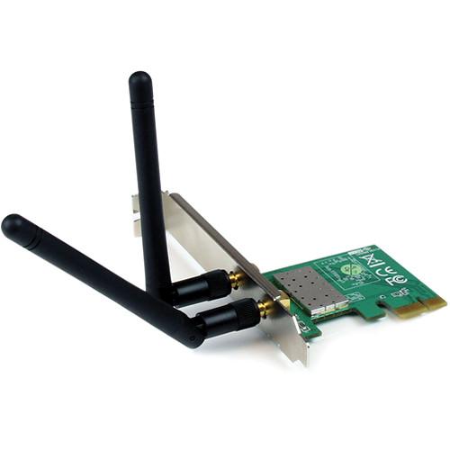 StarTech 300 Mb s PCIe 802.11 b g n Wireless Network Adapter