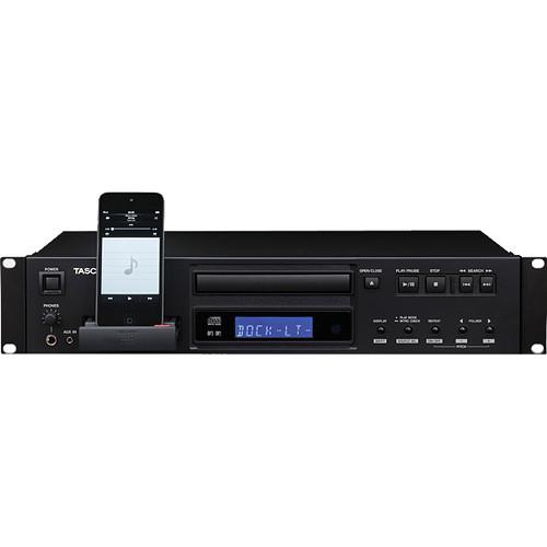 Tascam CD-200iL Professional CD Player with 30-Pin and Lightning iPod Dock
