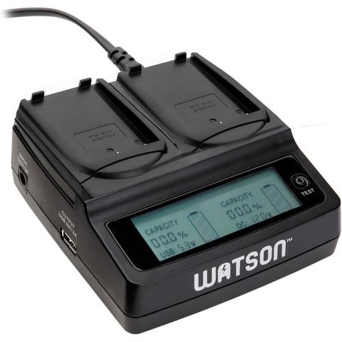 Watson Duo LCD Charger with Two EN-EL9 EN-EL9a Battery Plates