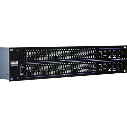 ART EQ-355 - Dual Channel 31-Band Graphic Equalizer with Constant Q Filtering, XLR and 1 4" Balanced and RCA Unbalanced Connectors