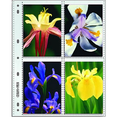 ClearFile Archival-Plus Print Page, Holds Eight 3.5 x 5" Prints - 25 Pack