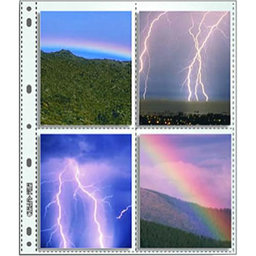 ClearFile Archival-Plus Print Page, Holds Eight 4 x 5" Prints - 25 Pack
