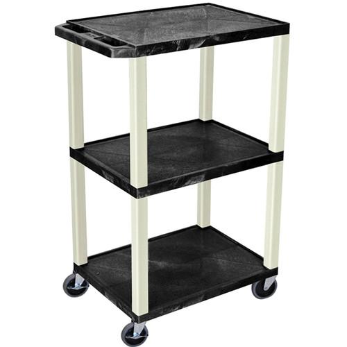 Luxor 42" Tuffy 3-Shlf Utility Cart w Electric