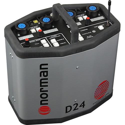 Norman D24R Power Pack with Radio Slave - 2400 Watt Seconds