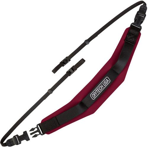 OP TECH USA Pro Strap 3 8" Wine Red