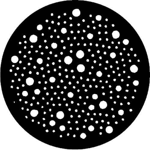 Rosco Standard Steel Gobo #7053 - Dot Breakup - Size M 66mm
