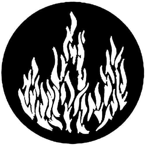 Rosco Standard Steel Gobo #7175 - Flames 1 - Size A 100mm