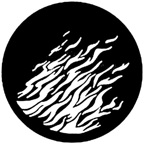 Rosco Standard Steel Gobo #7176 - Flames 2 - Size A 100mm