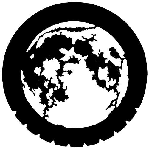 Rosco Standard Steel Gobo #7220 - Moon - Size A 100mm