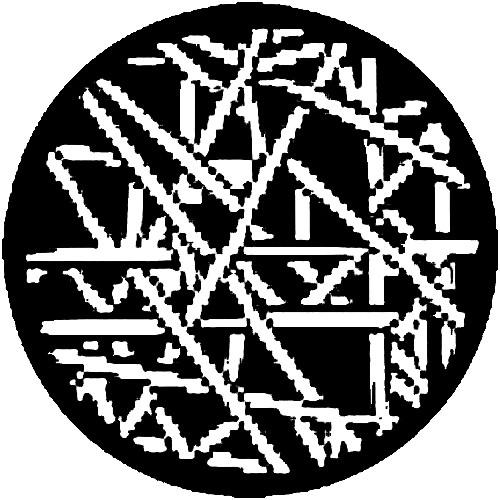 Rosco Standard Steel Gobo #7223 - Trusswork - Size A 100mm