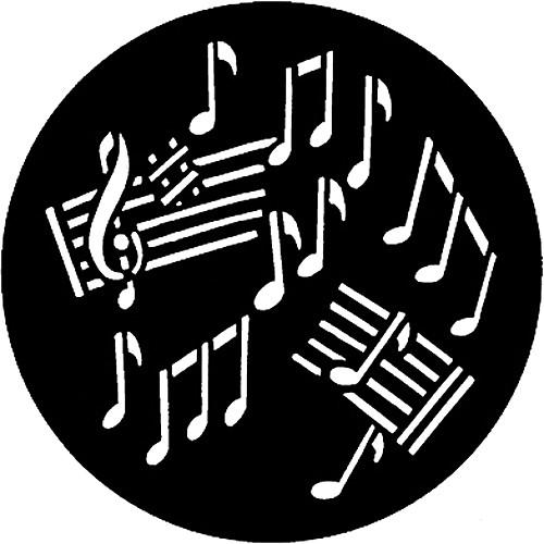 Rosco Standard Steel Gobo #7301 - Jazz - Size B 86mm