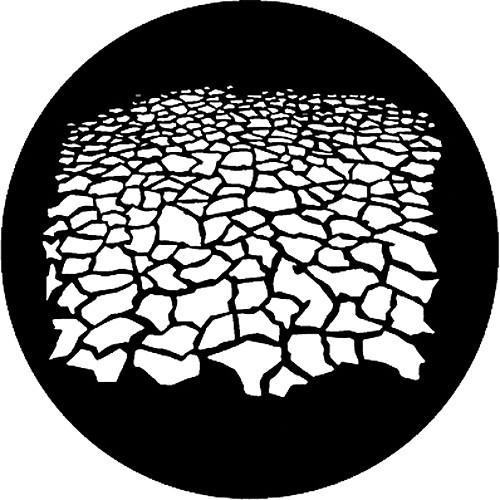 Rosco Standard Steel Gobo #7619 - River Bed - Size B 86mm