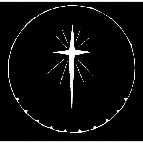 Rosco Standard Steel Gobo #7707 - Star of Bethlehem - Size A 100mm