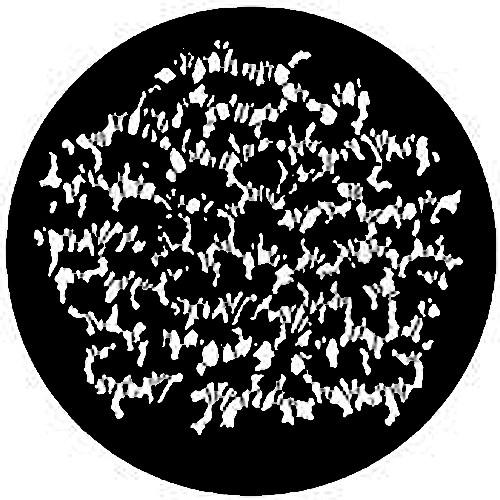 Rosco Standard Steel Gobo #7803 - Foliage - Size A 100mm