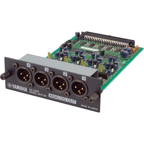 Yamaha MY4DA 4 Channel Balanced Analog Output Card for the Yamaha 02R96 and 01V Digital Consoles