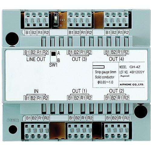 Aiphone GT-4Z 4-Monitor Video Distribution Adapter for the GT Apartment Intercom System