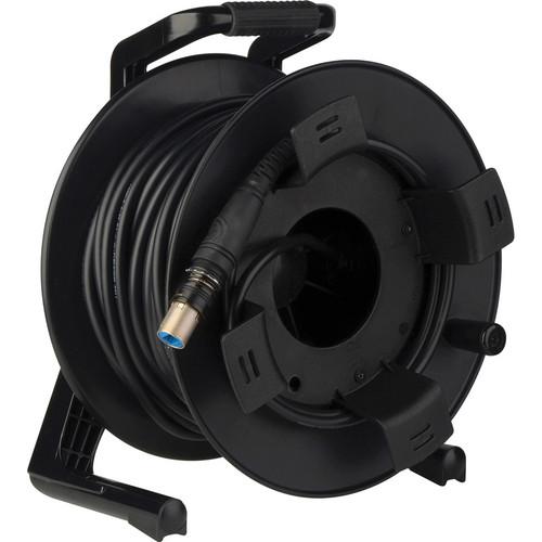 Camplex SMPTE Hybrid opticalCON DUO to FUW LEMO Singlemode Outdoor Fiber Cable Reel