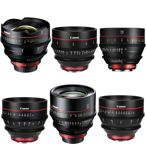 Canon EF Cinema Prime Lens Kit